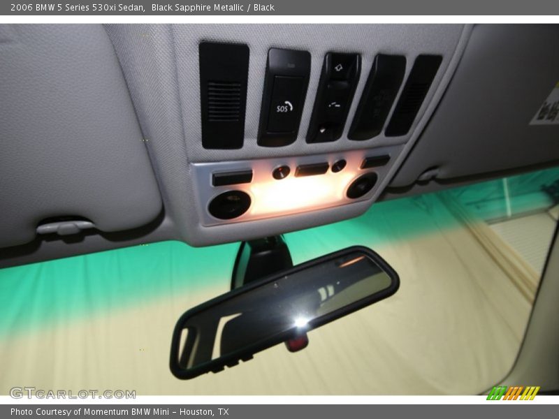 Black Sapphire Metallic / Black 2006 BMW 5 Series 530xi Sedan