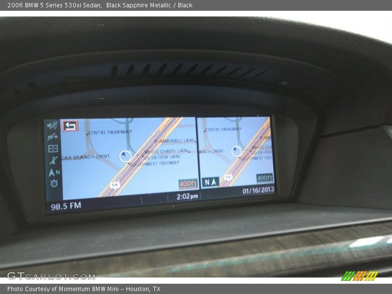 Black Sapphire Metallic / Black 2006 BMW 5 Series 530xi Sedan