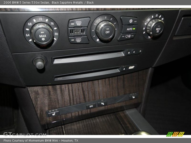 Black Sapphire Metallic / Black 2006 BMW 5 Series 530xi Sedan