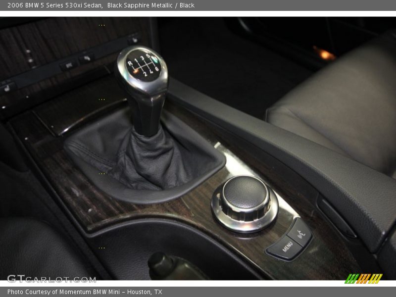Black Sapphire Metallic / Black 2006 BMW 5 Series 530xi Sedan