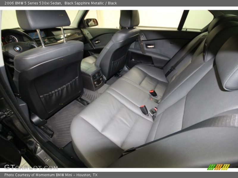 Black Sapphire Metallic / Black 2006 BMW 5 Series 530xi Sedan