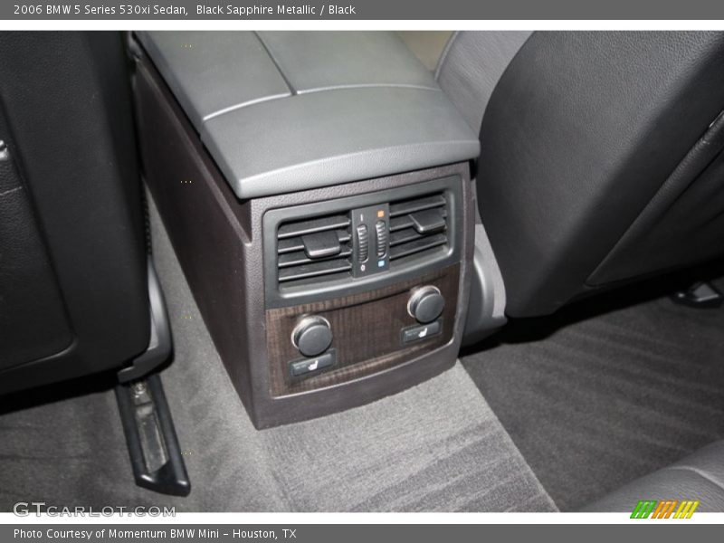 Black Sapphire Metallic / Black 2006 BMW 5 Series 530xi Sedan
