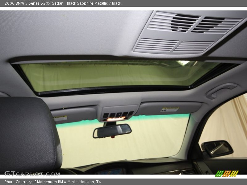 Black Sapphire Metallic / Black 2006 BMW 5 Series 530xi Sedan