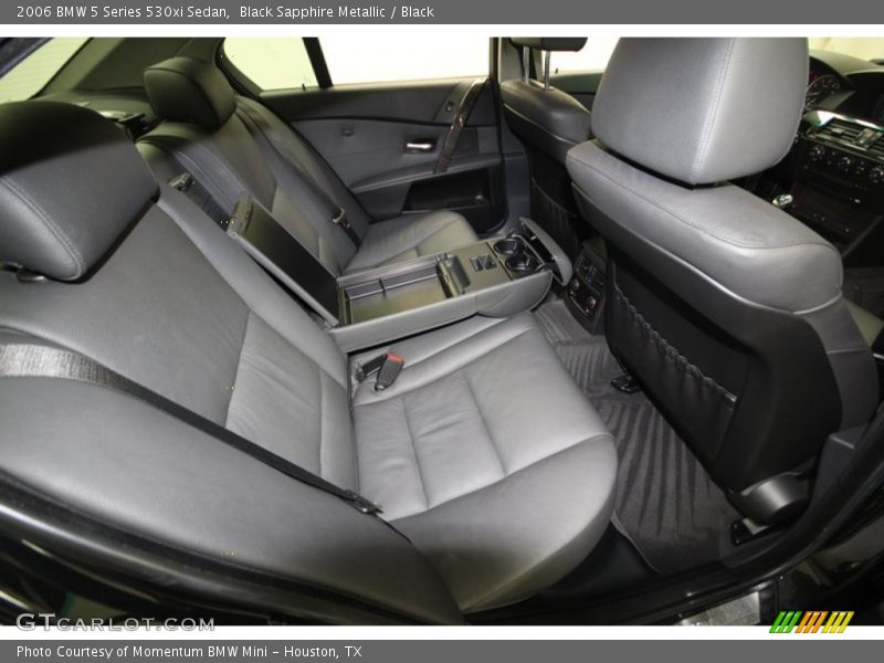 Black Sapphire Metallic / Black 2006 BMW 5 Series 530xi Sedan