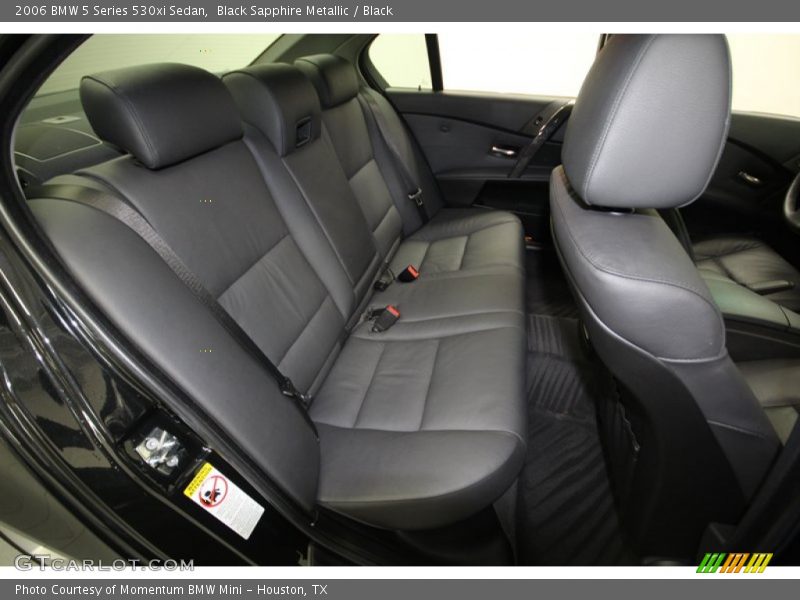 Black Sapphire Metallic / Black 2006 BMW 5 Series 530xi Sedan