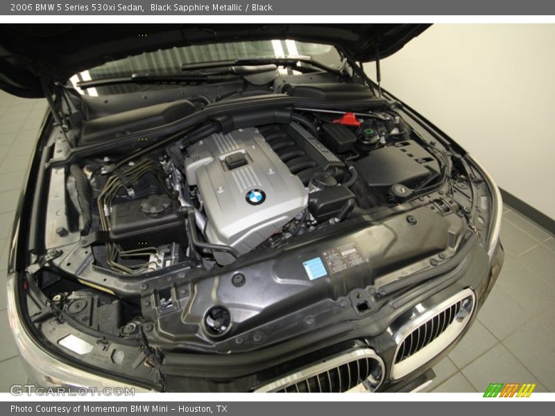 Black Sapphire Metallic / Black 2006 BMW 5 Series 530xi Sedan