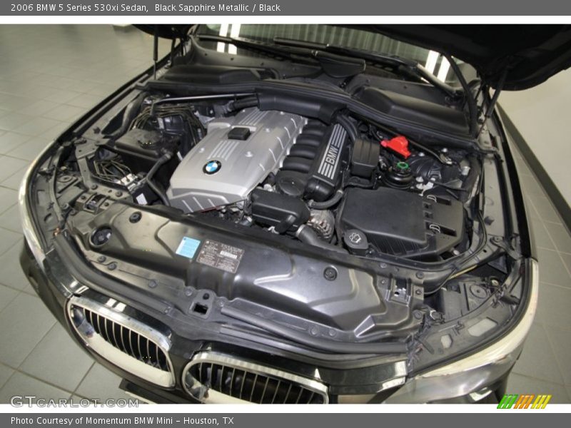 Black Sapphire Metallic / Black 2006 BMW 5 Series 530xi Sedan