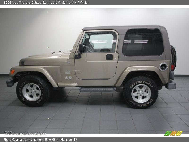 Light Khaki Metallic / Khaki 2004 Jeep Wrangler Sahara 4x4