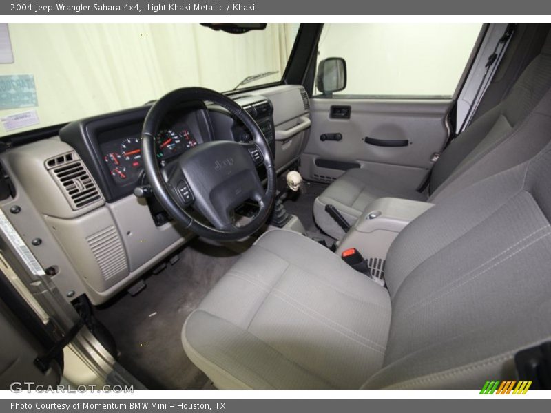 Light Khaki Metallic / Khaki 2004 Jeep Wrangler Sahara 4x4