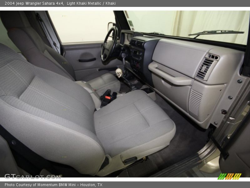 Light Khaki Metallic / Khaki 2004 Jeep Wrangler Sahara 4x4