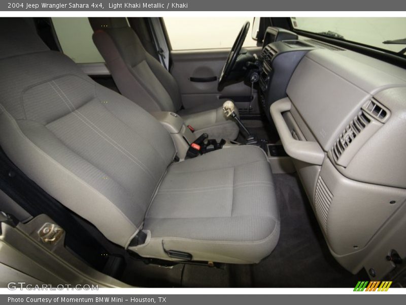 Light Khaki Metallic / Khaki 2004 Jeep Wrangler Sahara 4x4