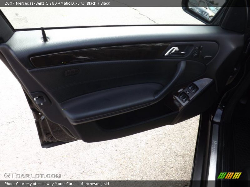 Black / Black 2007 Mercedes-Benz C 280 4Matic Luxury