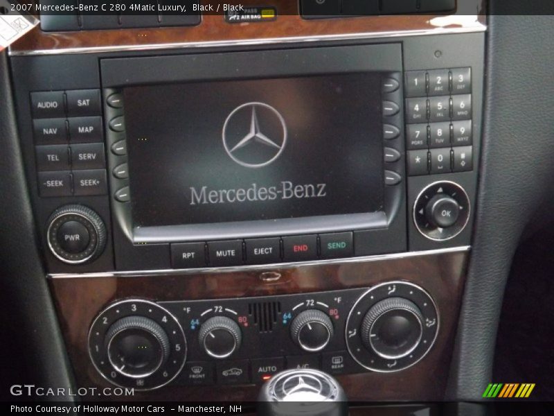 Black / Black 2007 Mercedes-Benz C 280 4Matic Luxury