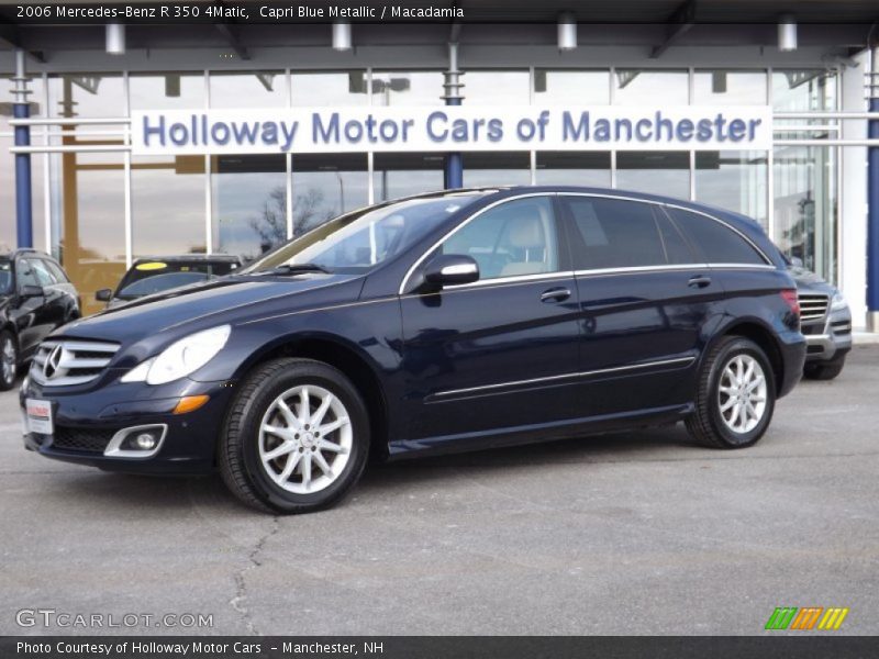 Capri Blue Metallic / Macadamia 2006 Mercedes-Benz R 350 4Matic