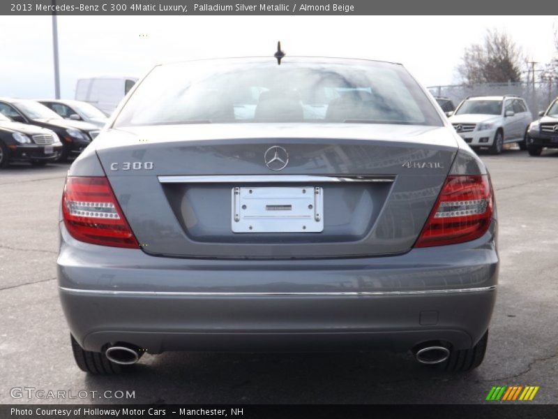 Palladium Silver Metallic / Almond Beige 2013 Mercedes-Benz C 300 4Matic Luxury