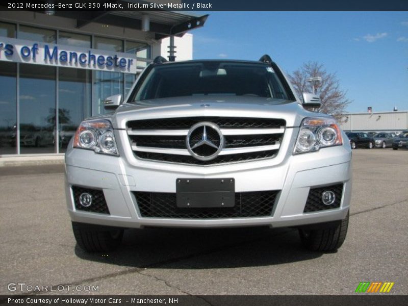 Iridium Silver Metallic / Black 2012 Mercedes-Benz GLK 350 4Matic