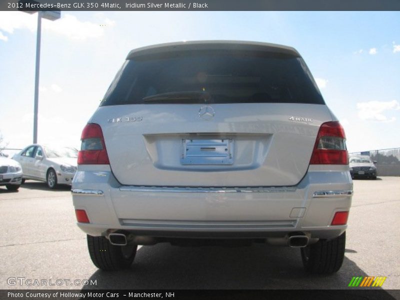 Iridium Silver Metallic / Black 2012 Mercedes-Benz GLK 350 4Matic