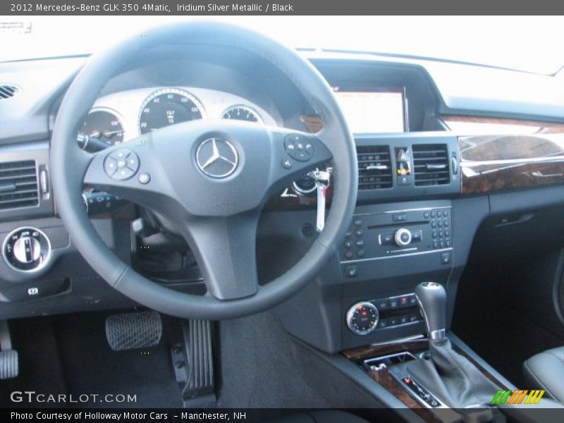 Iridium Silver Metallic / Black 2012 Mercedes-Benz GLK 350 4Matic