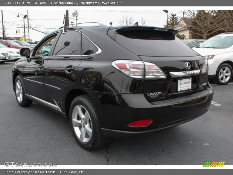 Obsidian Black / Parchment/Brown Walnut 2010 Lexus RX 350 AWD
