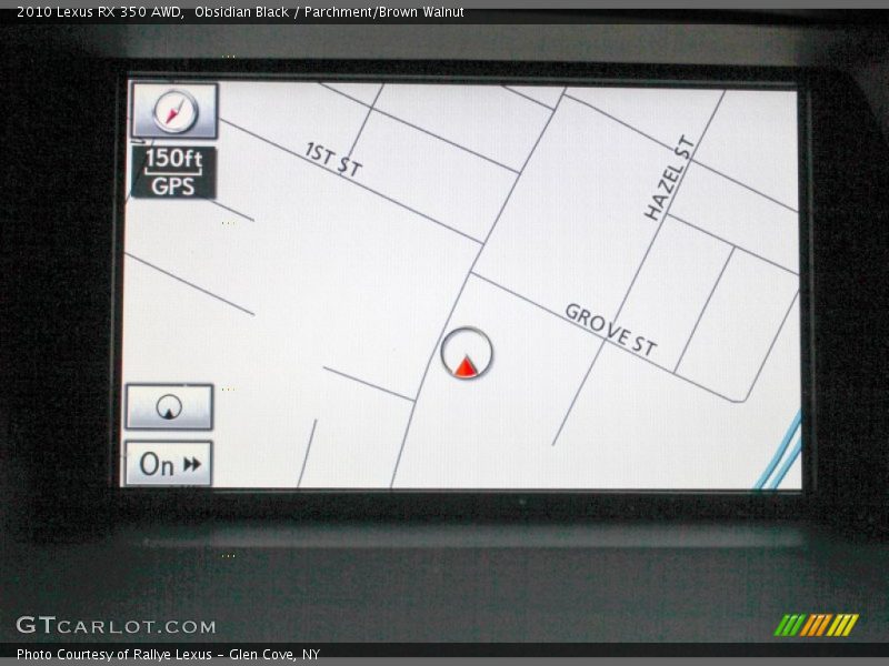 Obsidian Black / Parchment/Brown Walnut 2010 Lexus RX 350 AWD