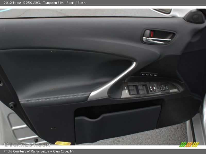 Tungsten Silver Pearl / Black 2012 Lexus IS 250 AWD