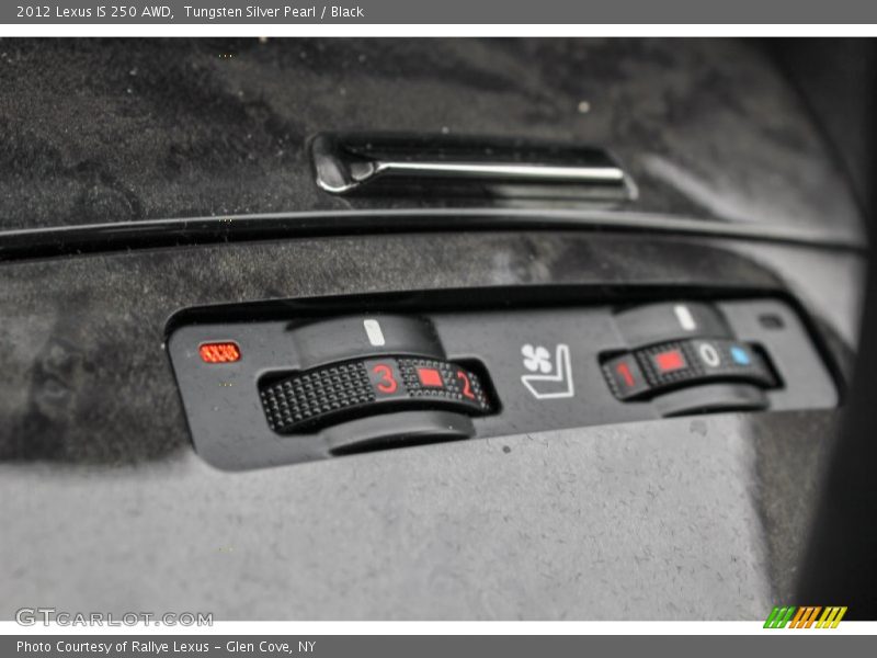 Tungsten Silver Pearl / Black 2012 Lexus IS 250 AWD