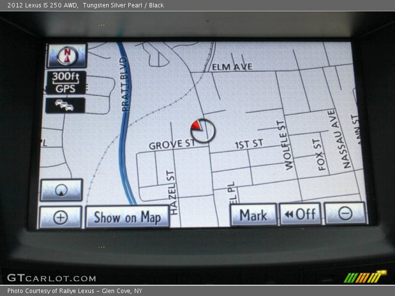 Tungsten Silver Pearl / Black 2012 Lexus IS 250 AWD