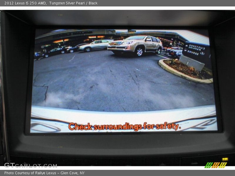 Tungsten Silver Pearl / Black 2012 Lexus IS 250 AWD