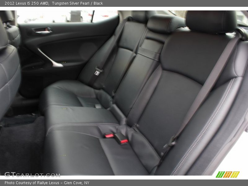 Tungsten Silver Pearl / Black 2012 Lexus IS 250 AWD