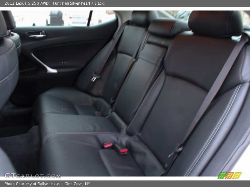 Tungsten Silver Pearl / Black 2012 Lexus IS 250 AWD