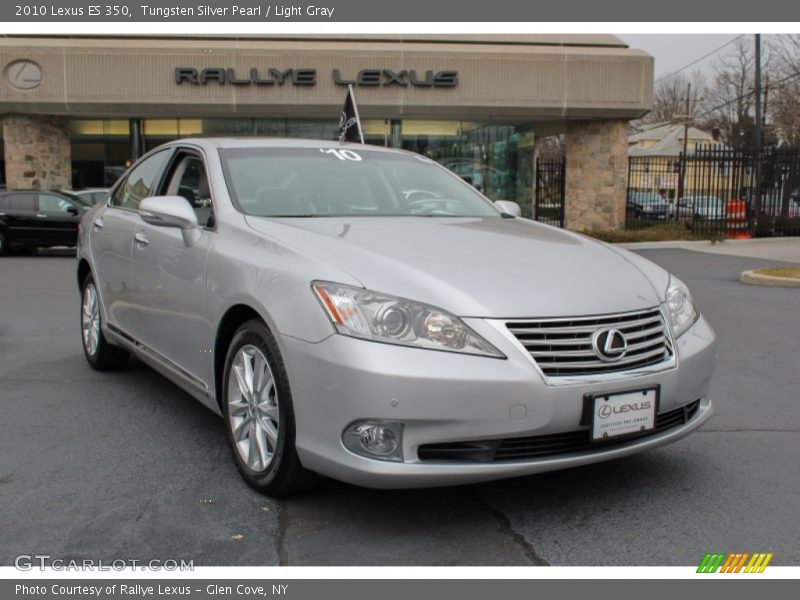 Tungsten Silver Pearl / Light Gray 2010 Lexus ES 350