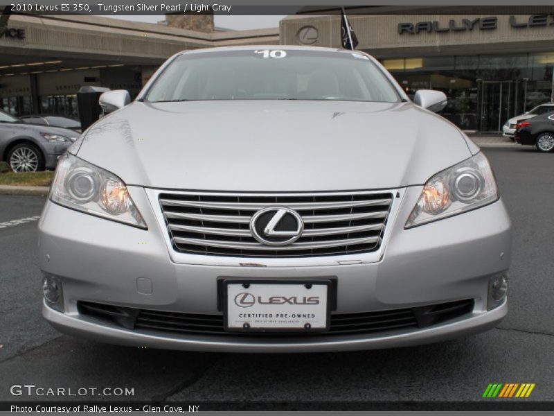 Tungsten Silver Pearl / Light Gray 2010 Lexus ES 350
