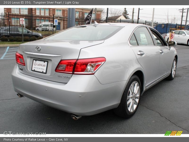 Tungsten Silver Pearl / Light Gray 2010 Lexus ES 350