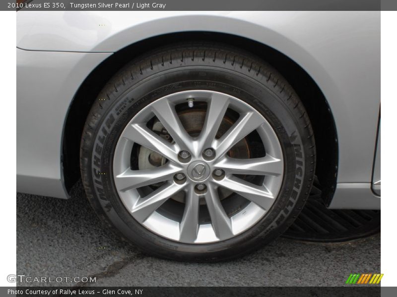 Tungsten Silver Pearl / Light Gray 2010 Lexus ES 350