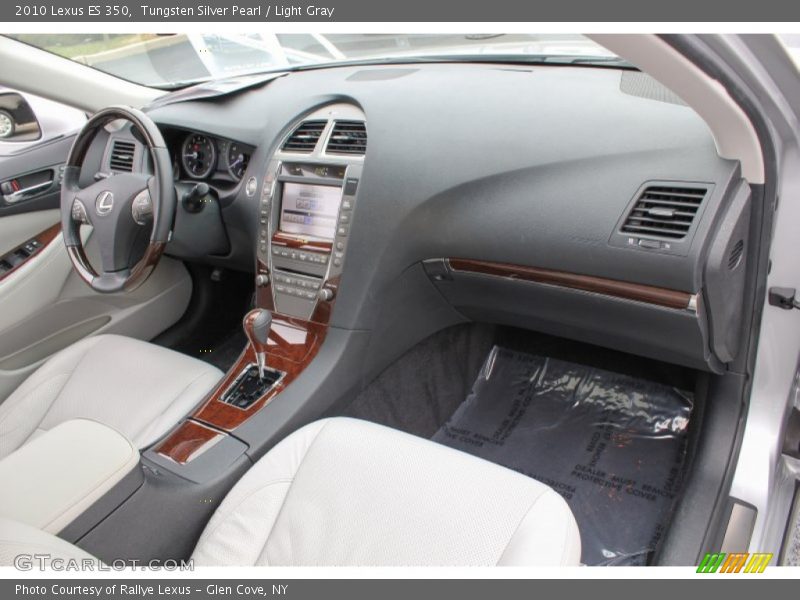 Tungsten Silver Pearl / Light Gray 2010 Lexus ES 350