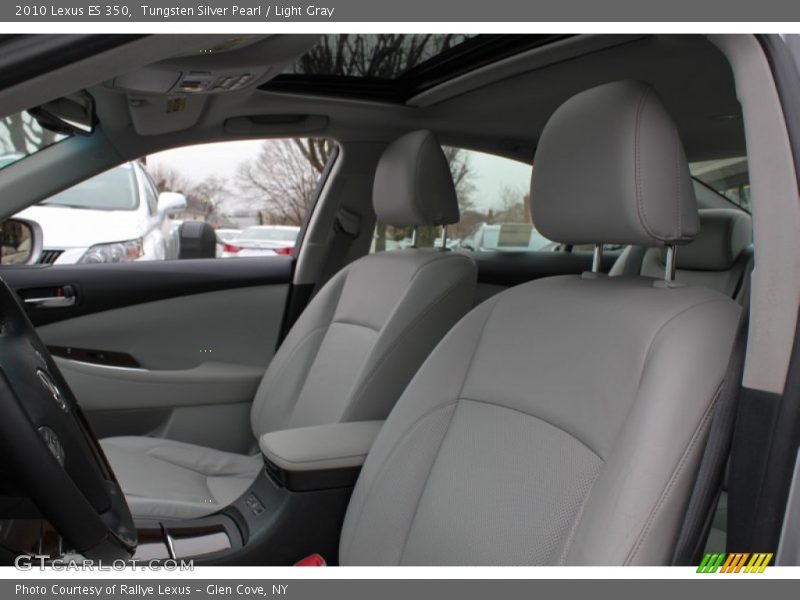 Tungsten Silver Pearl / Light Gray 2010 Lexus ES 350