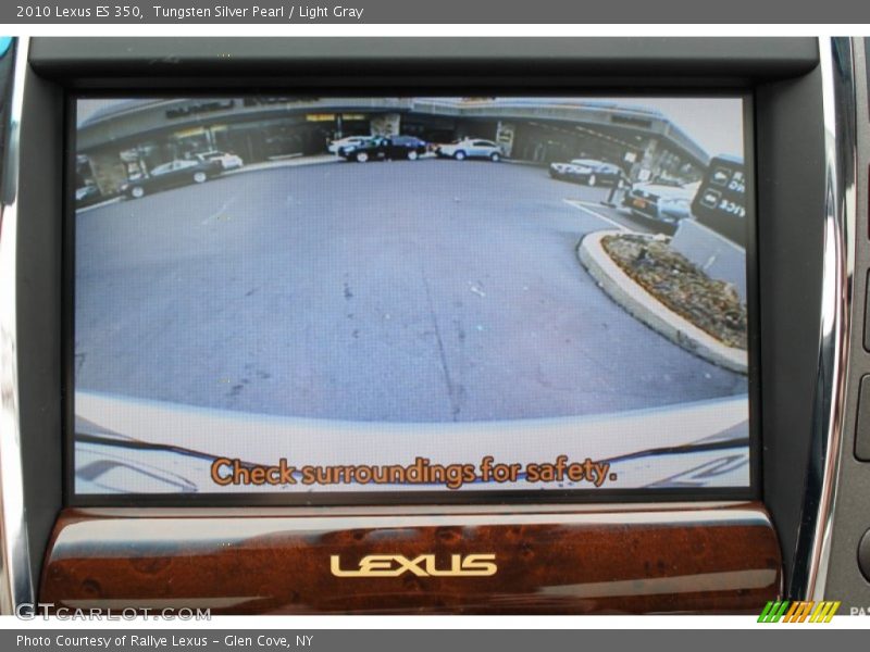 Tungsten Silver Pearl / Light Gray 2010 Lexus ES 350