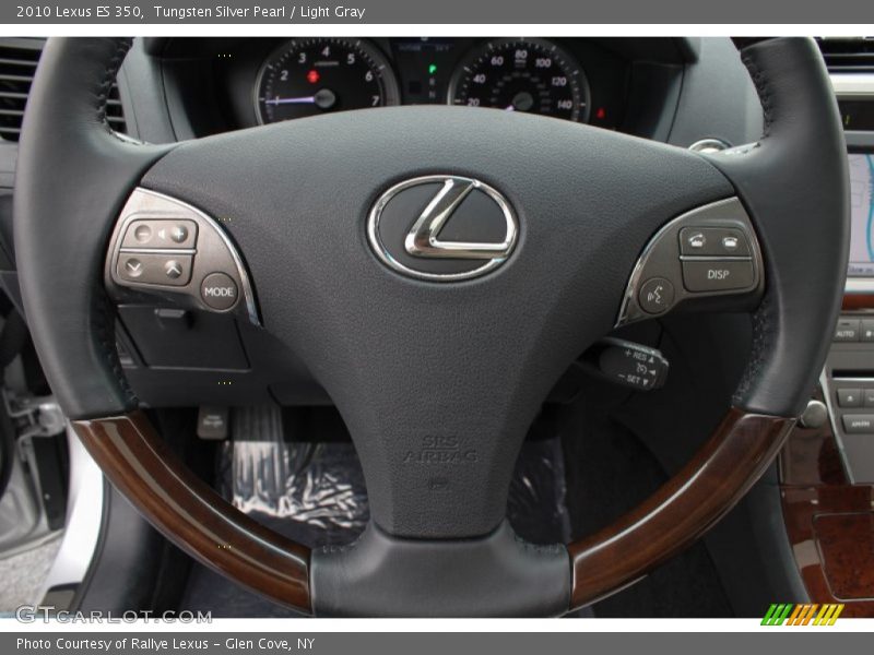 Tungsten Silver Pearl / Light Gray 2010 Lexus ES 350