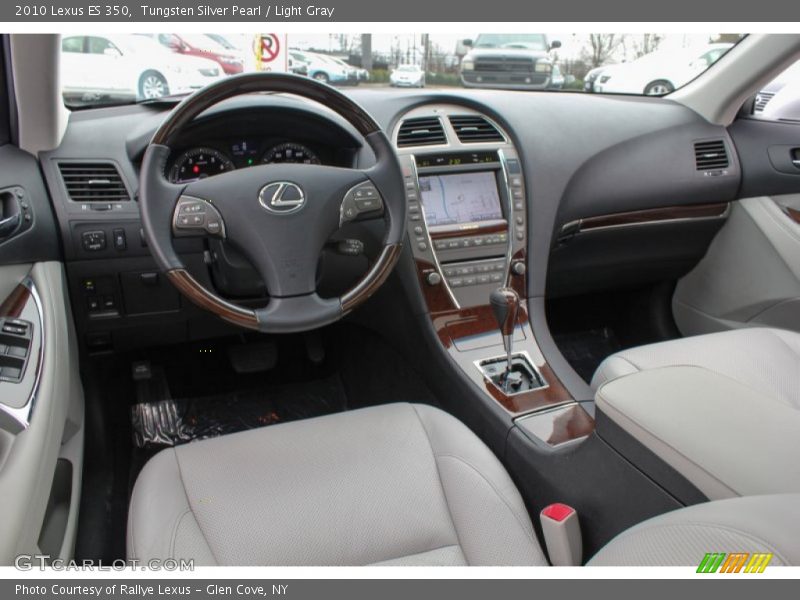 Tungsten Silver Pearl / Light Gray 2010 Lexus ES 350