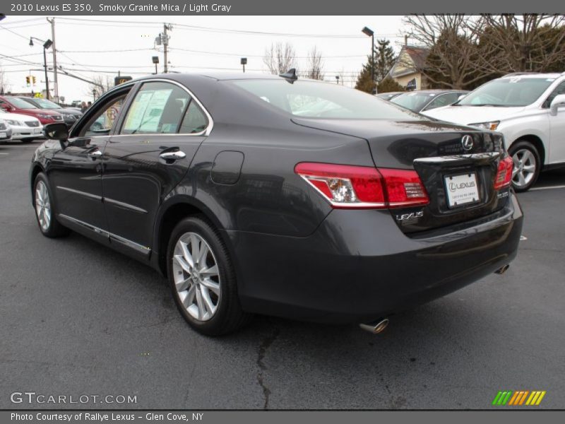 Smoky Granite Mica / Light Gray 2010 Lexus ES 350