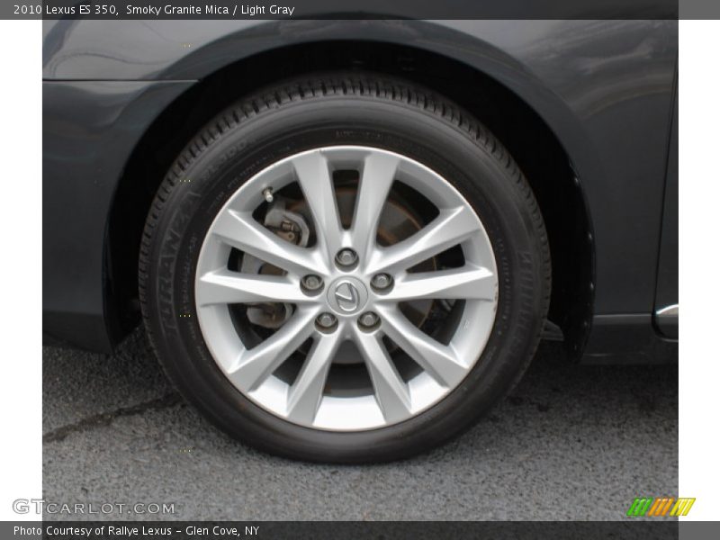 Smoky Granite Mica / Light Gray 2010 Lexus ES 350