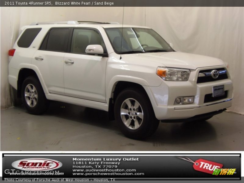 Blizzard White Pearl / Sand Beige 2011 Toyota 4Runner SR5