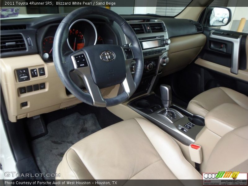 Blizzard White Pearl / Sand Beige 2011 Toyota 4Runner SR5