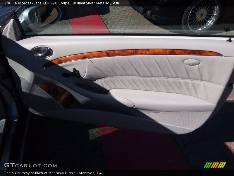 Brilliant Silver Metallic / Ash 2005 Mercedes-Benz CLK 320 Coupe
