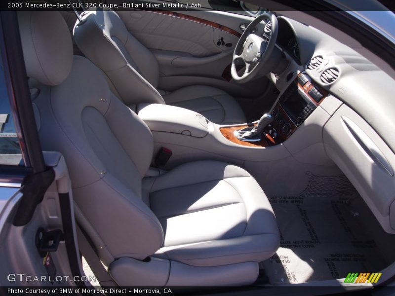 Brilliant Silver Metallic / Ash 2005 Mercedes-Benz CLK 320 Coupe