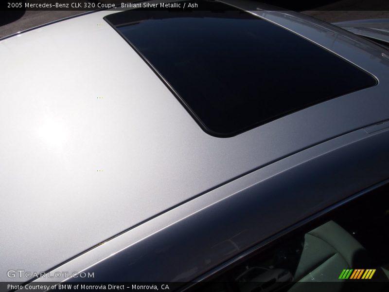 Brilliant Silver Metallic / Ash 2005 Mercedes-Benz CLK 320 Coupe
