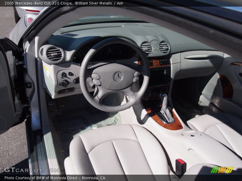 Brilliant Silver Metallic / Ash 2005 Mercedes-Benz CLK 320 Coupe