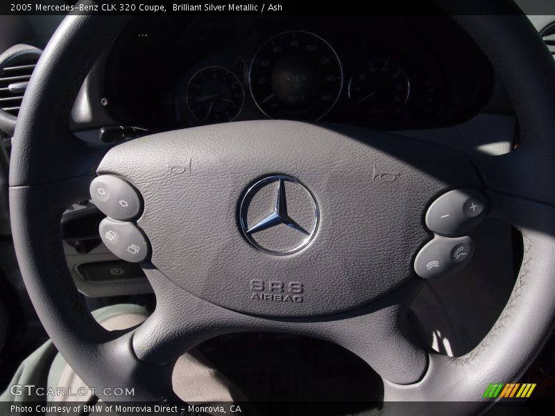 Brilliant Silver Metallic / Ash 2005 Mercedes-Benz CLK 320 Coupe