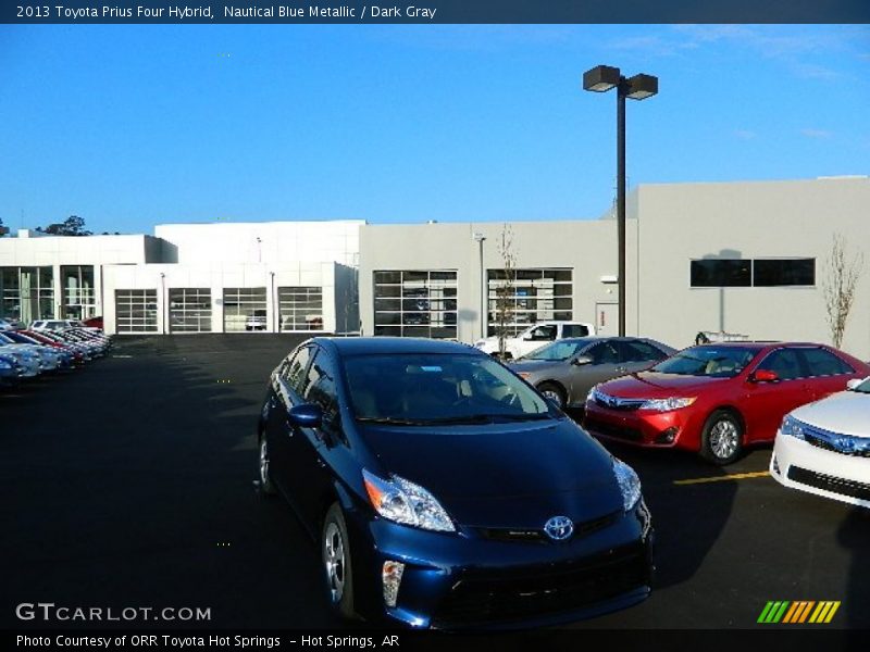 Nautical Blue Metallic / Dark Gray 2013 Toyota Prius Four Hybrid