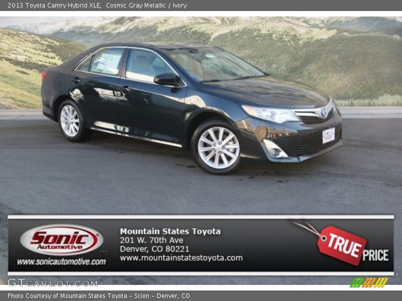 Cosmic Gray Metallic / Ivory 2013 Toyota Camry Hybrid XLE